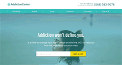 Desktop Screenshot of addictioncenter.com